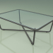 3d model Coffee table 002 (Ribbed Glass, Metal Smoke) - preview