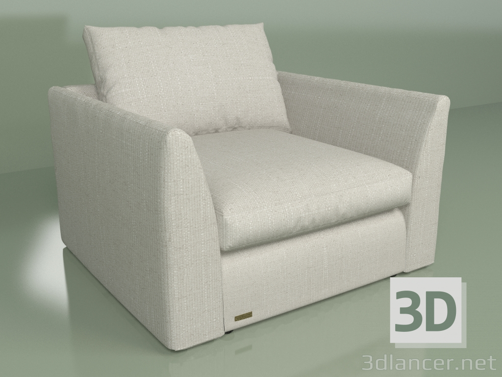 modèle 3D Fauteuil Lagos - preview