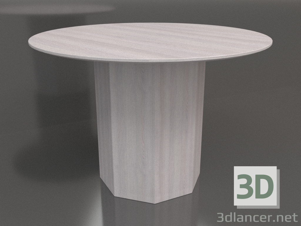 3 डी मॉडल खाने की मेज DT 11 (D=1100х750, लकड़ी पीली) - पूर्वावलोकन