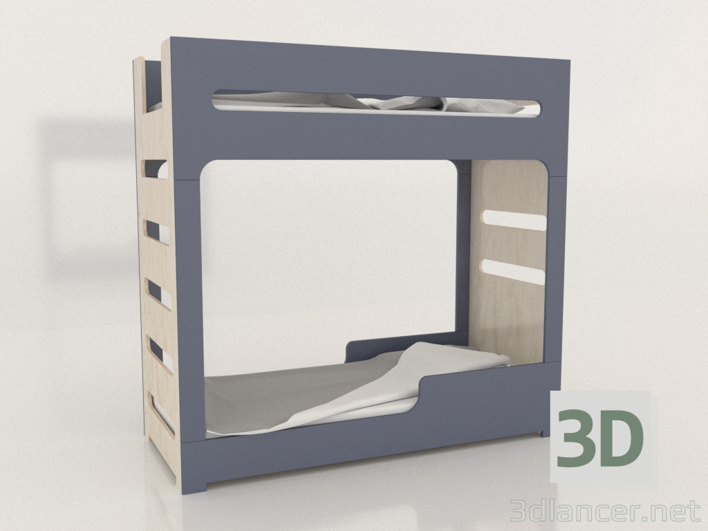 3d модель Кровать двухъярусная MODE F (UIDFA0) – превью