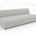 modello 3D Modulo divano per 2 persone (XL) 206x100 - anteprima