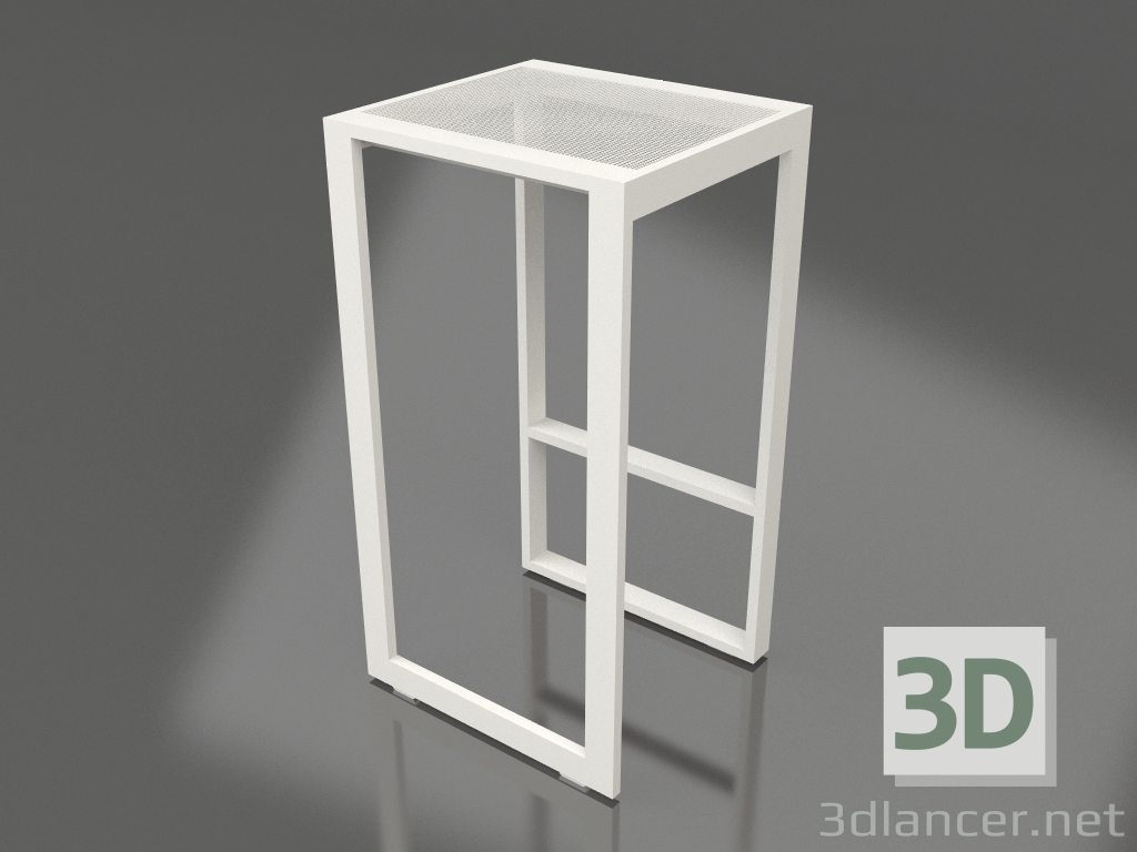 3D modeli Yüksek tabure (Akik gri) - önizleme