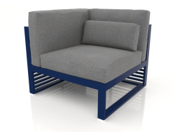 Modular sofa, section 6 left, high back (Night blue)