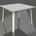3d model Dining table 100 (Agate gray, DEKTON) - preview