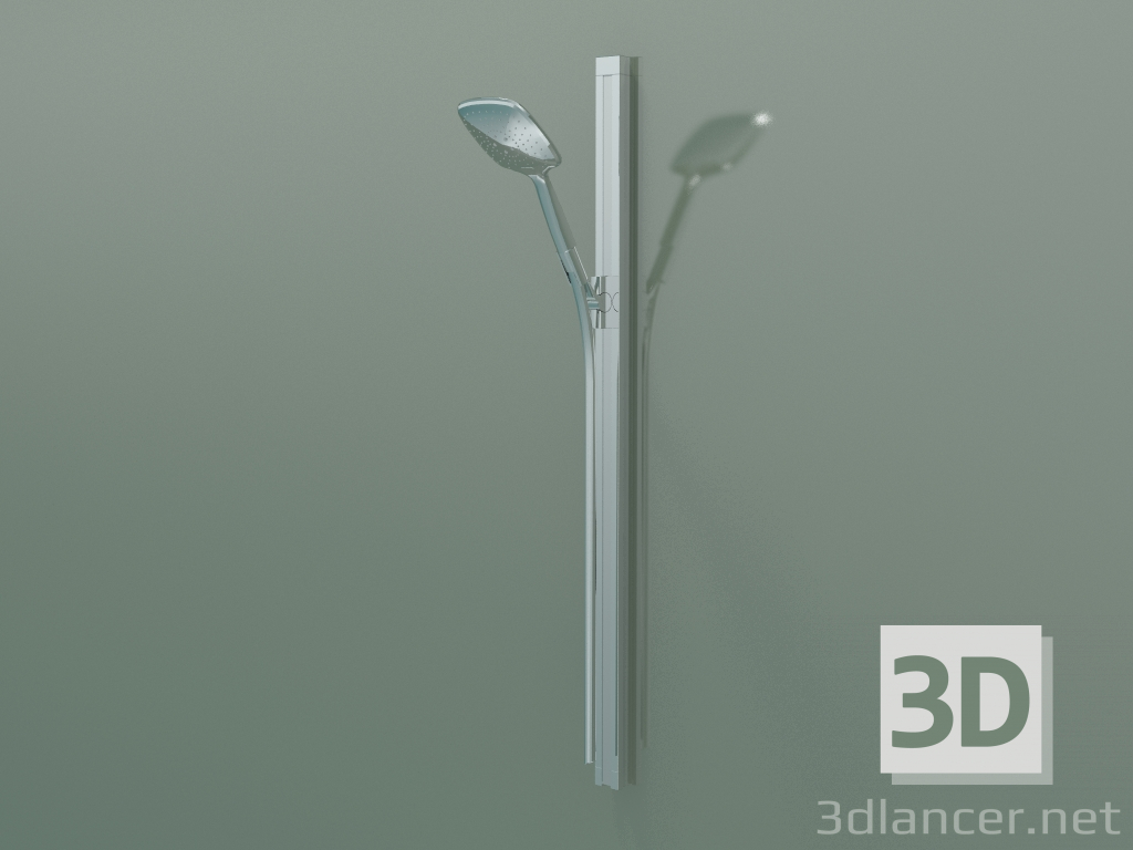Modelo 3d Conjunto de duche com barra de duche 90 cm (27853000) - preview