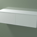 3d model Double box (8AUEBA02, Glacier White C01, HPL P01, L 120, P 36, H 36 cm) - preview