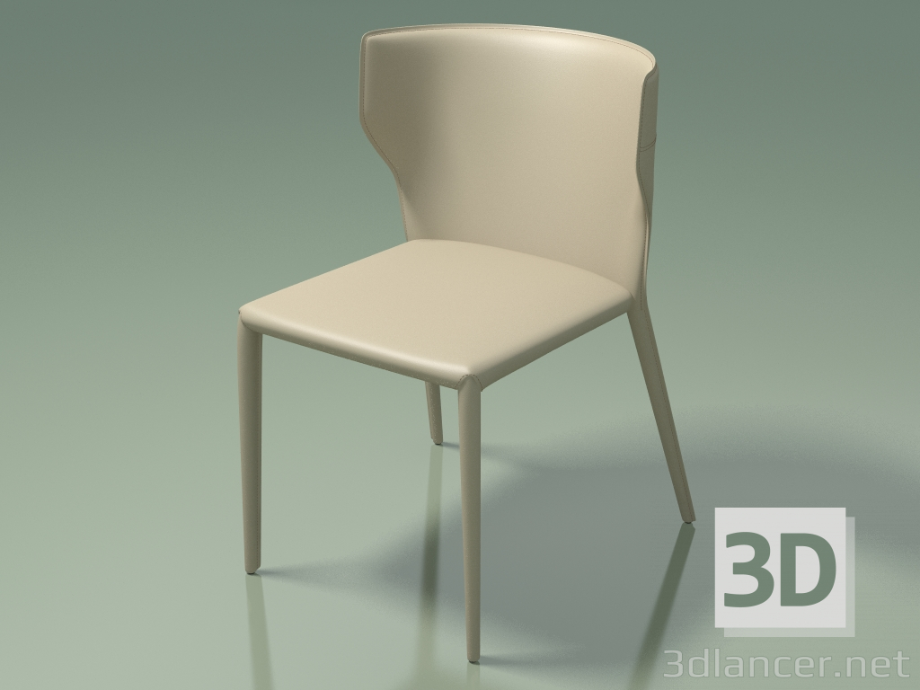 3d model Dining chair Tudor (111845, gray-beige) - preview