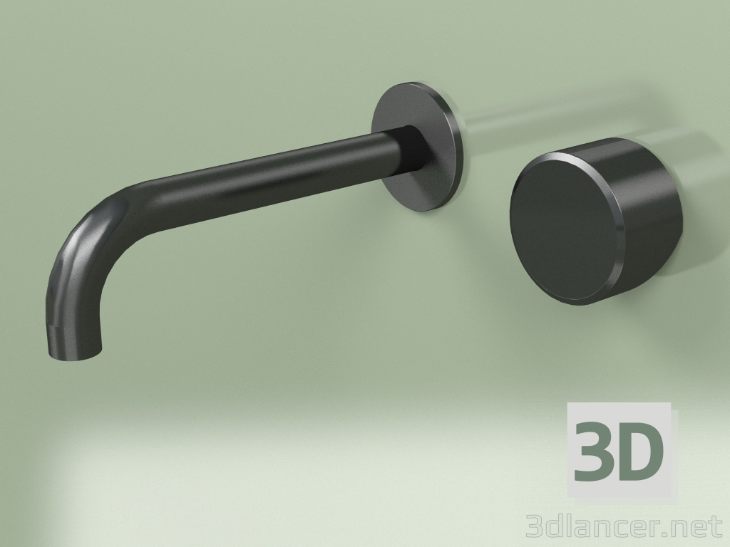 3d model Wall-mounted mixer with spout (16 10 T, ON) - preview
