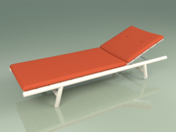 Chaise lounge 008 (Weather Resistant White Colored Teak)