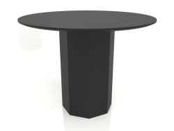 डाइनिंग टेबल डीटी 11 (डी = 1000х750, लकड़ी का काला)