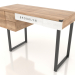 3d model Desk Brooklyn (walnut-black) - preview