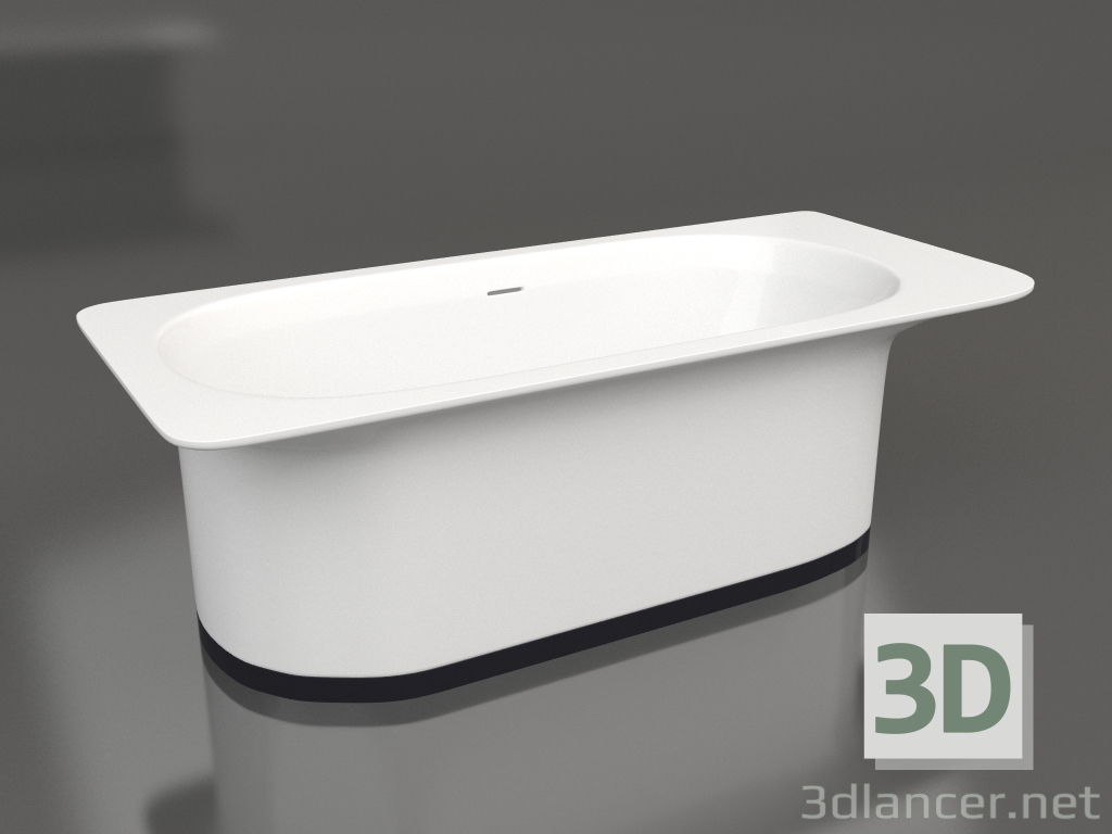 modello 3D NINFEA vasca da bagno 180x82 - anteprima