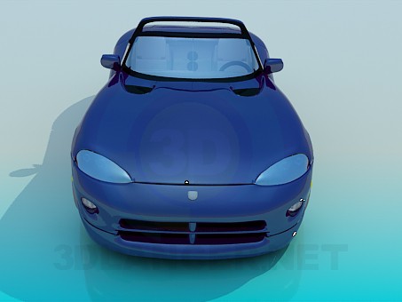 3d model Dodge Viper - preview 3d model Dodge Viper - preview