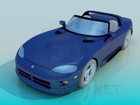 3d model Dodge Viper - preview 3d model Dodge Viper - preview