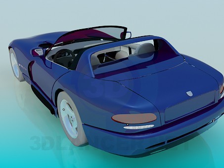 3d model Dodge Viper - preview 3d model Dodge Viper - preview