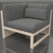 3d model Modular sofa, section 6 left, high back (Sand) - preview