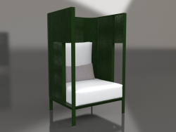 Chaise longue cocoon (Verde bottiglia)
