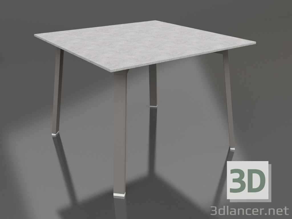 Modelo 3d Mesa de jantar 100 (quartzo cinza, DEKTON) - preview