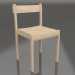 Modelo 3d Cadeira de jantar Thibault (carvalho claro com latão) - preview