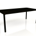 3d model Dining table Storm 180x90 (Black) - preview