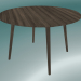 modèle 3D Table à manger In Between (SK4, Ø120cm, H 73cm, Chêne huilé fumé) - preview