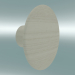 modello 3D Appendiabiti Dots Wood (Ø9 cm, Frassino) - anteprima