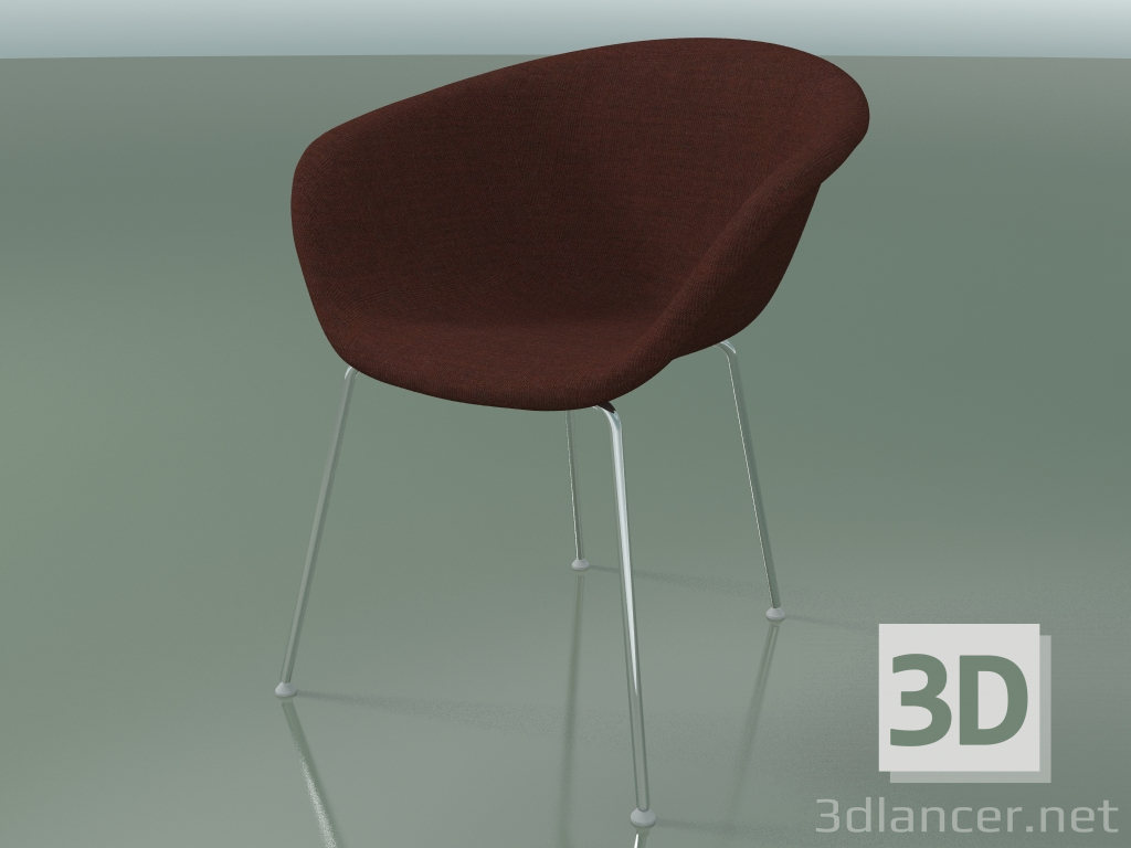 modello 3D Sedia 4231 (4 gambe, imbottita f-1221-c0576) - anteprima