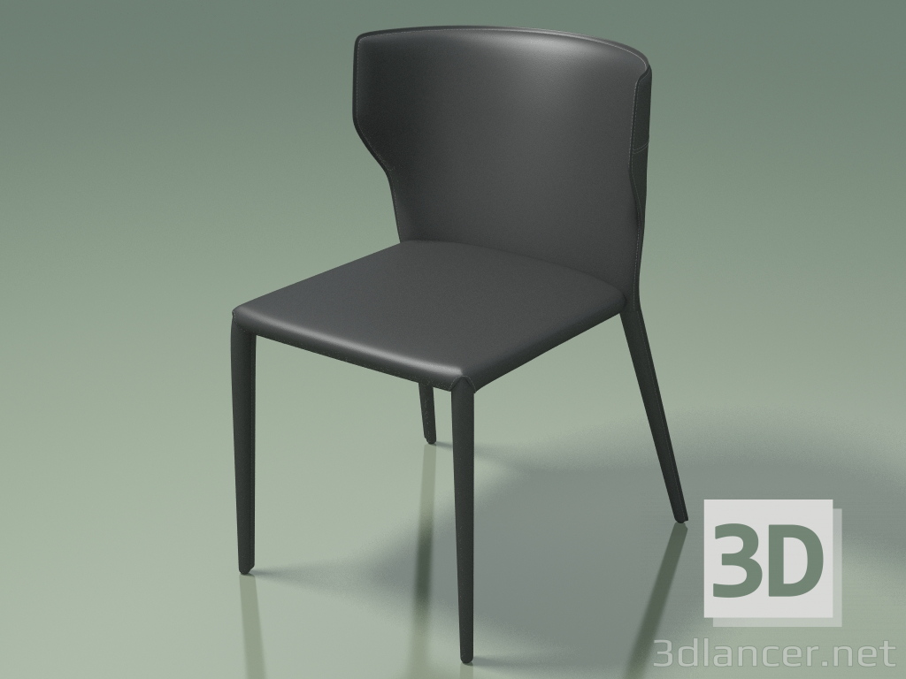 3 डी मॉडल भोजन कुर्सी ट्यूडर (111882, काला) - पूर्वावलोकन