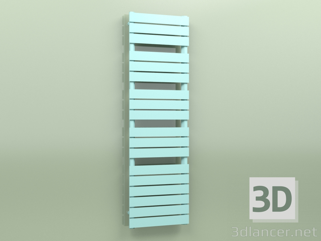 modello 3D Scaldasalviette - Muna (1650 x 500, RAL - 6034) - anteprima