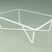 3d model Coffee table 002 (Ribbed Glass, Metal Milk) - preview