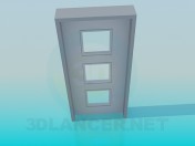 Door with squares