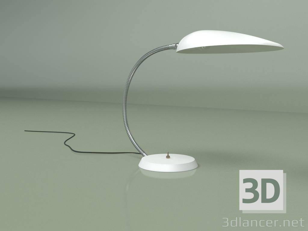 3d model Lámpara de mesa Cobra (blanco) - vista previa