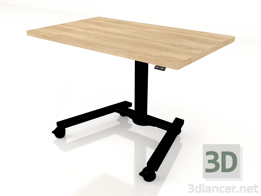 modèle 3D Table de travail Ogi One avec roulettes BOD100 (1000x600) - preview