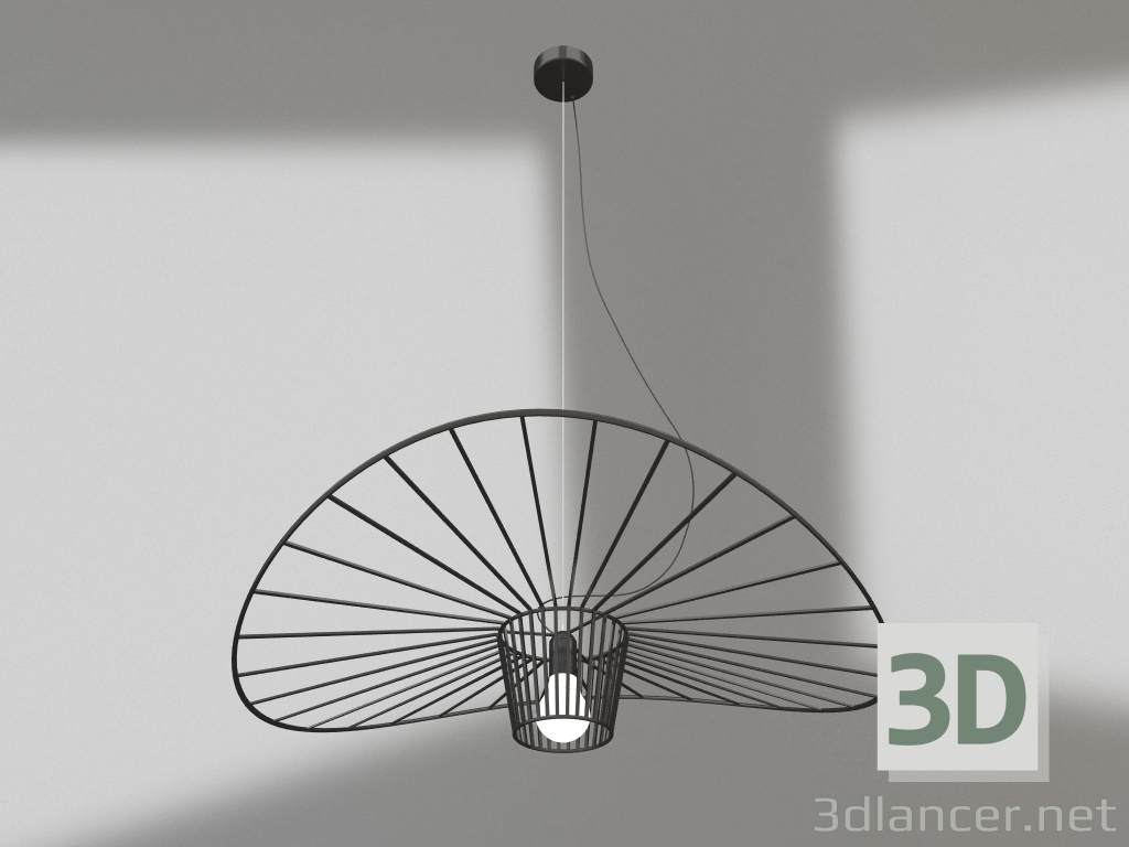 modèle 3D Cintre paille noir (07696-80.19) - preview