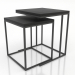 modèle 3D Table basse (noir RAL 9005) - preview