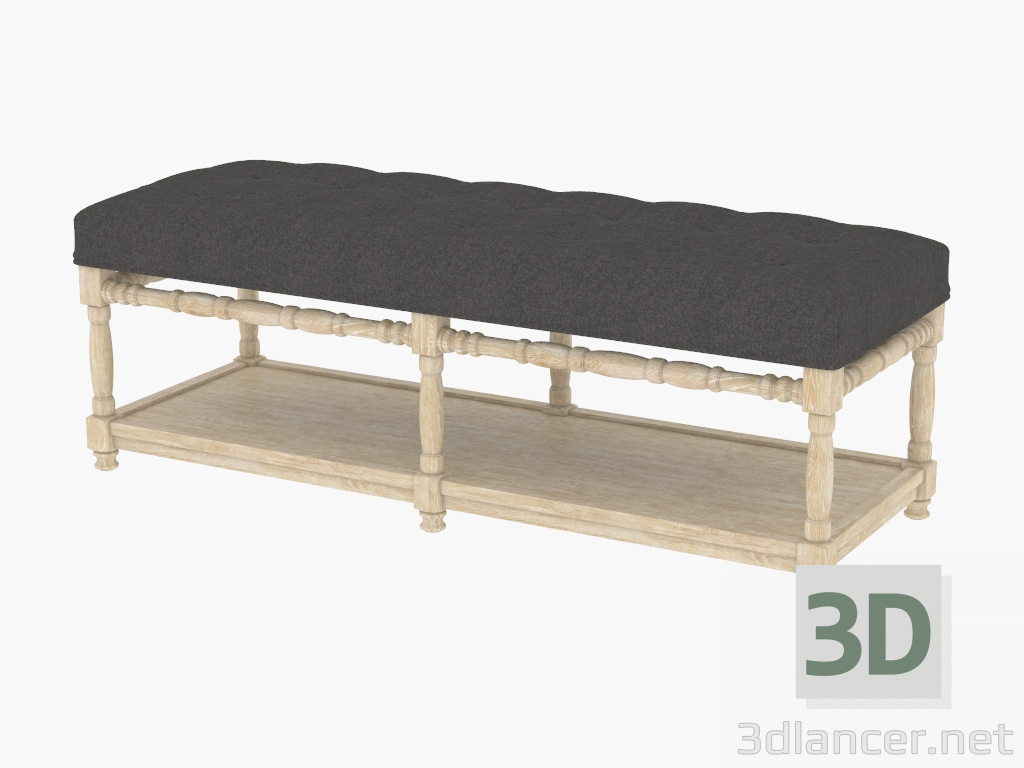 3d model Bench NAPA WOOL BENCH (7801.1106) - preview