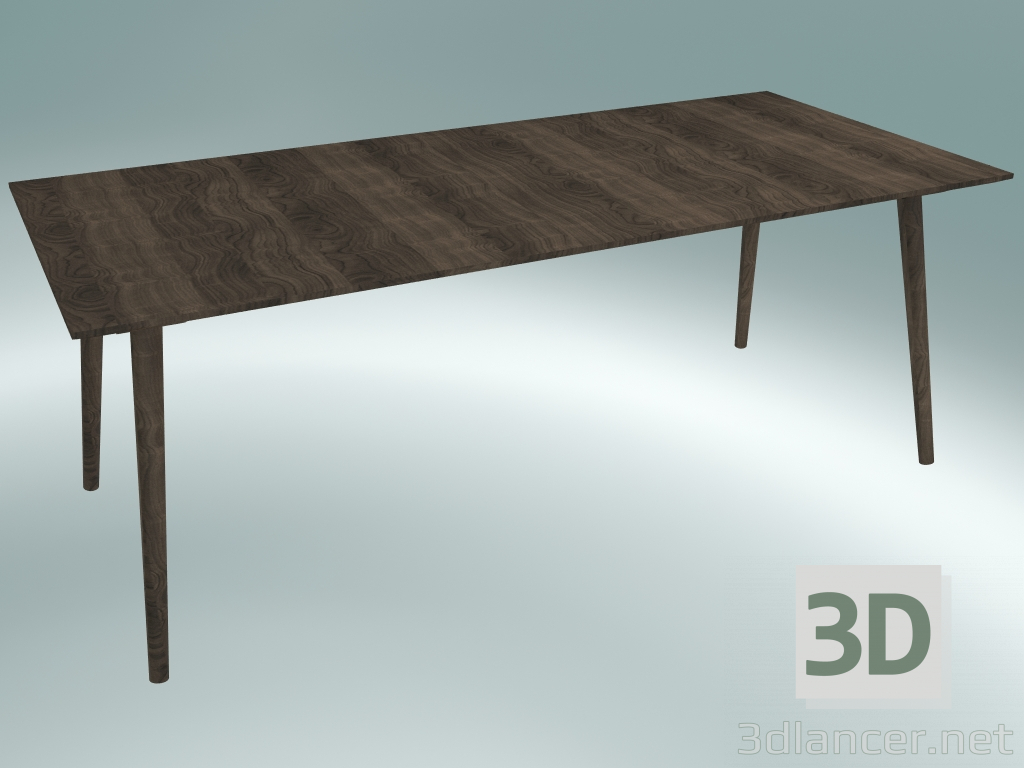 3d model Dining table In Between (SK5, 200x90cm H 74cm, Smoked oiled oak) - preview