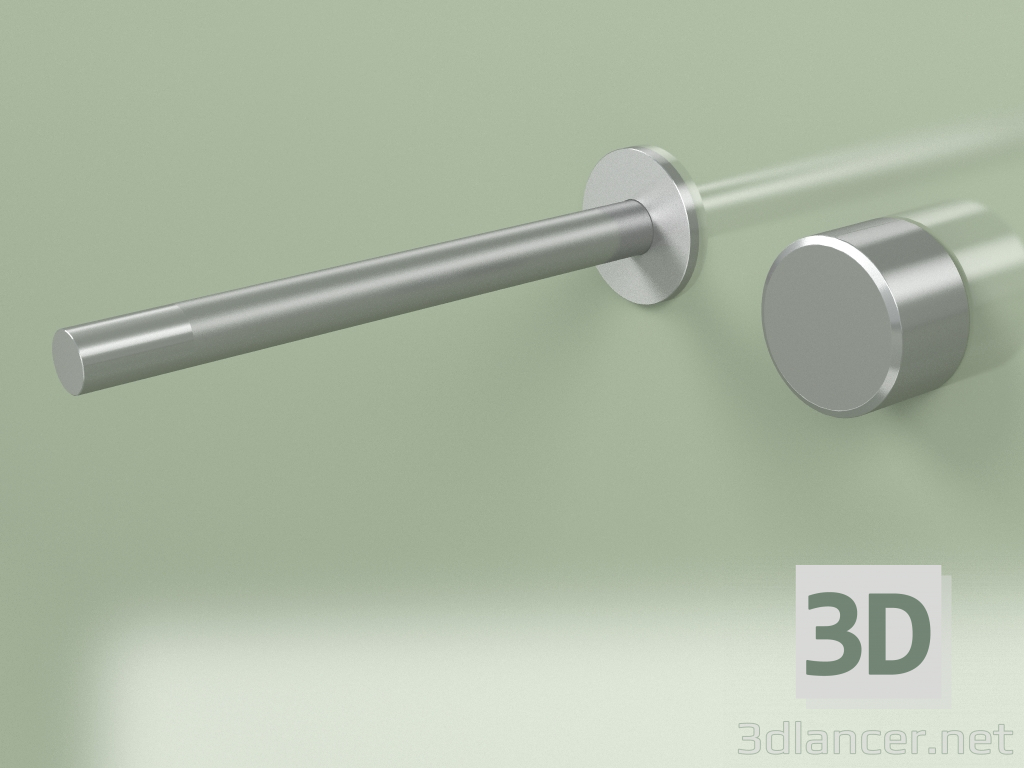 3D Modell Wand-Hydro-Progressivmischer mit Auslauf L 250 mm (16 11, AS) - Vorschau