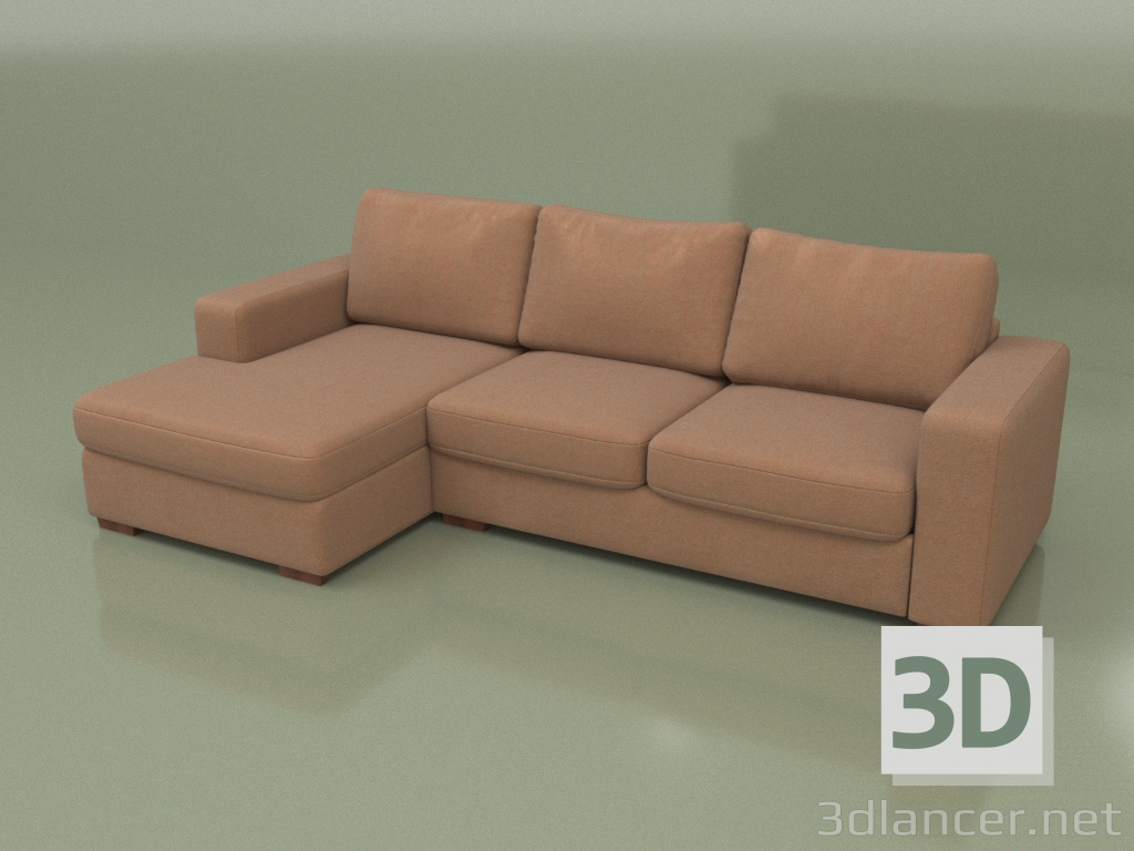 3D modeli Köşe kanepe Morti (Lounge 7) - önizleme