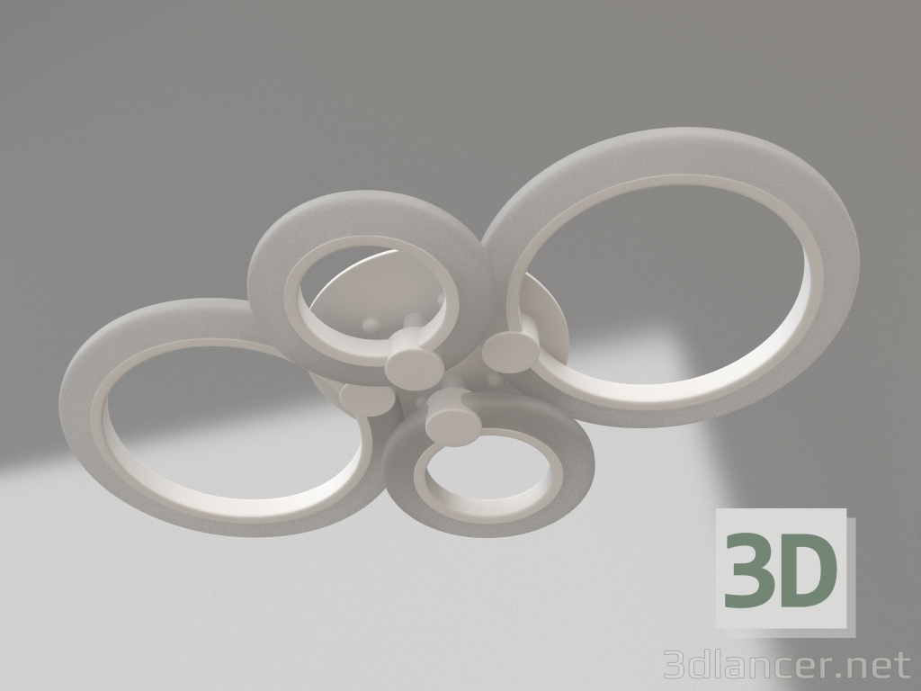 3D modeli Lamba kısılabilir Saga beyazı (07817) - önizleme