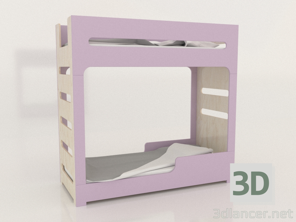 3d модель Кровать двухъярусная MODE F (URDFA0) – превью