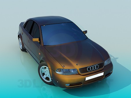 3d model Audi A4 - preview 3d model Audi A4 - preview