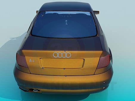 3d model Audi A4 - preview 3d model Audi A4 - preview