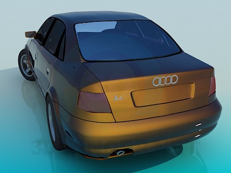 3d model Audi A4 - preview 3d model Audi A4 - preview