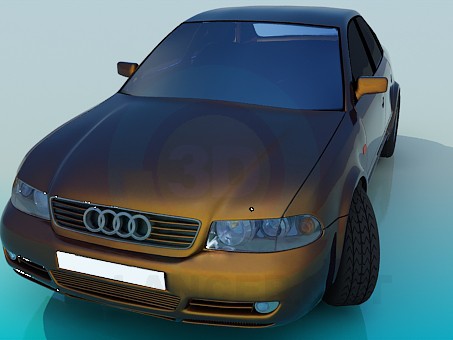 3d model Audi A4 - preview 3d model Audi A4 - preview