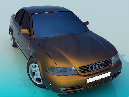 3d model Audi A4 - preview 3d model Audi A4 - preview