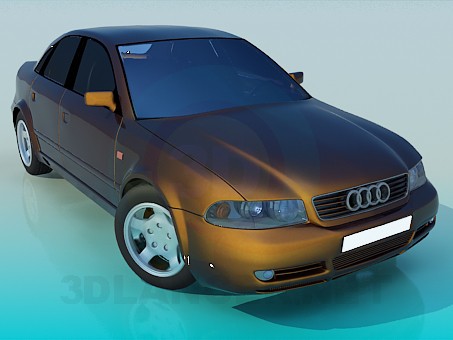 3d model Audi A4 - preview 3d model Audi A4 - preview