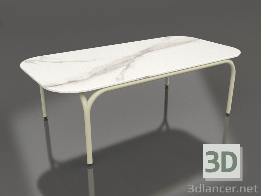 3d model Coffee table (Gold, DEKTON Aura) - preview