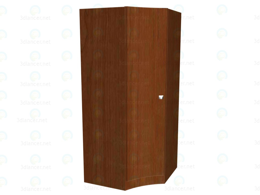 3d model Corner wardrobe - preview