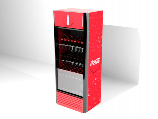 3d model Automatic with drinks Coca-cola, 19897